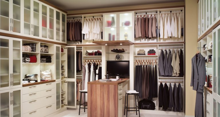 ocd walk in wardrobe organised