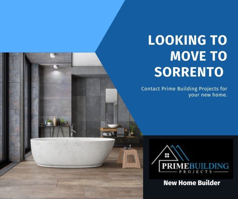 move to Sorrento build a new home with Prime Building Projects