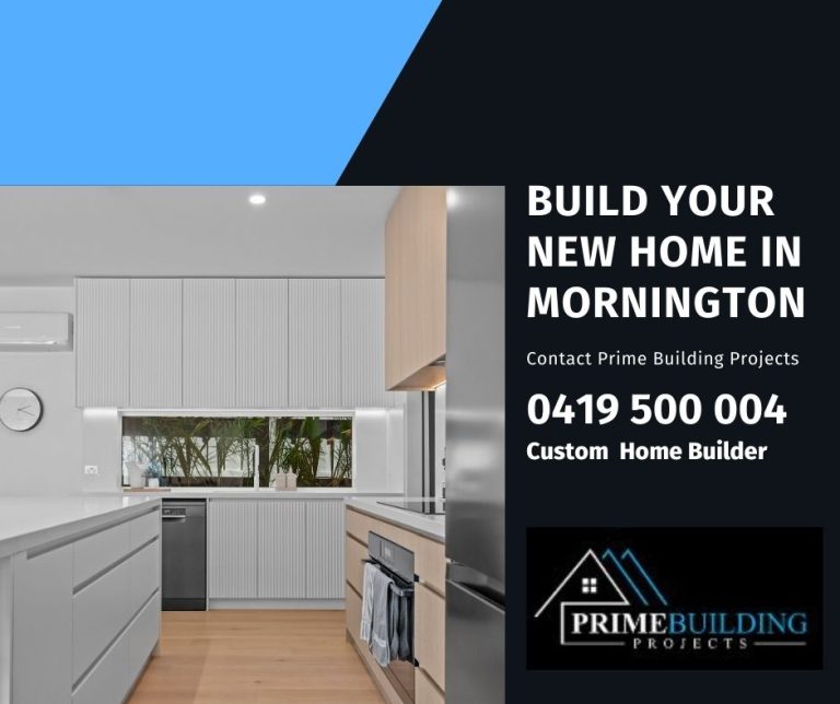 build your new home in Mornington - Prime Building Projects